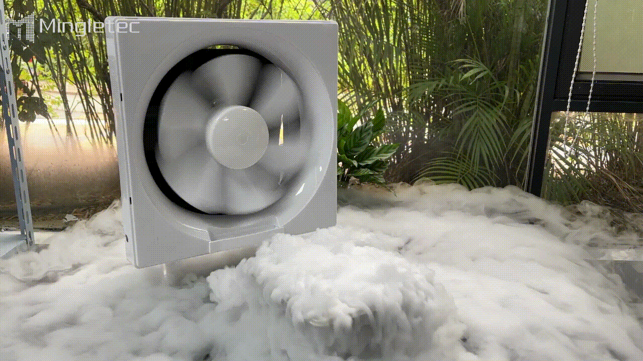 مروحة عادم دخان Mingletec مع مصراع