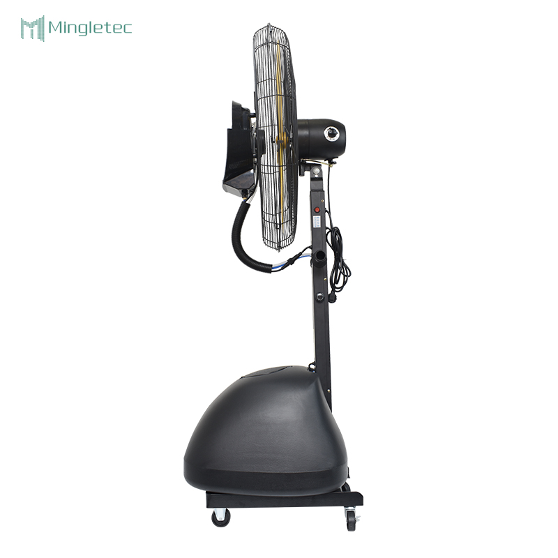 للاستخدام الخارجي، مروحة رذاذ كهربائية متأرجحة مقاس 26 بوصة مع خزان مياه سعة 60 لترًا