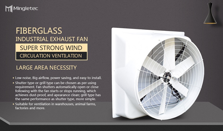 مروحة العادم Mingletec FRP