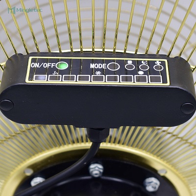 مروحة أرضية كهربائية بمحرك بدون فرش عالية الجودة مقاس 18 بوصة مزودة بـ 6 شفرات