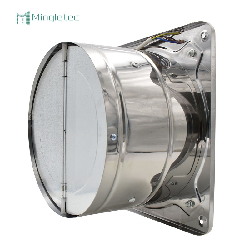 مروحة عادم مثبتة على الحائط بشفرات من الفولاذ المقاوم للصدأ عالية السرعة مقاس 16 بوصة