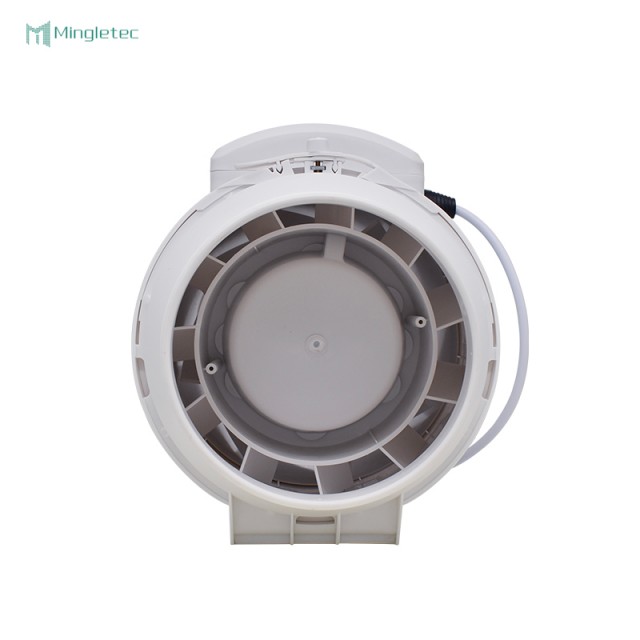 4 6 8 بوصة Bldc مروحة قناة تهوية بلاستيكية مضمنة