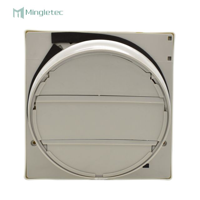 150 مم PP البلاستيك محرك تيار متردد مربع جدار جبل مروحة العادم