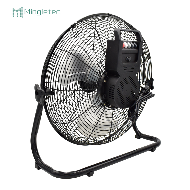 12 14 16 18 20 بوصة 3 سرعات للتحكم في المستودعات مروحة أرضية معدنية خارجية