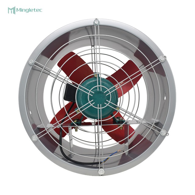 مستودع من 8 إلى 24 بوصة يستخدم مروحة محورية لتدوير الهواء