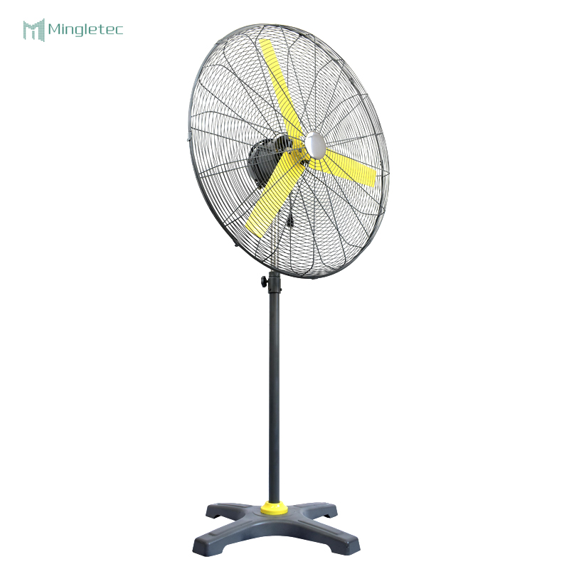 مروحة قائمة بقاعدة ثور كهربائية معدنية ذات ضغط عالٍ