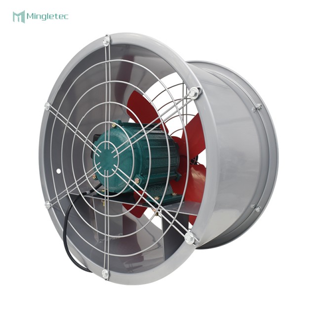 مستودع من 8 إلى 24 بوصة يستخدم مروحة محورية لتدوير الهواء