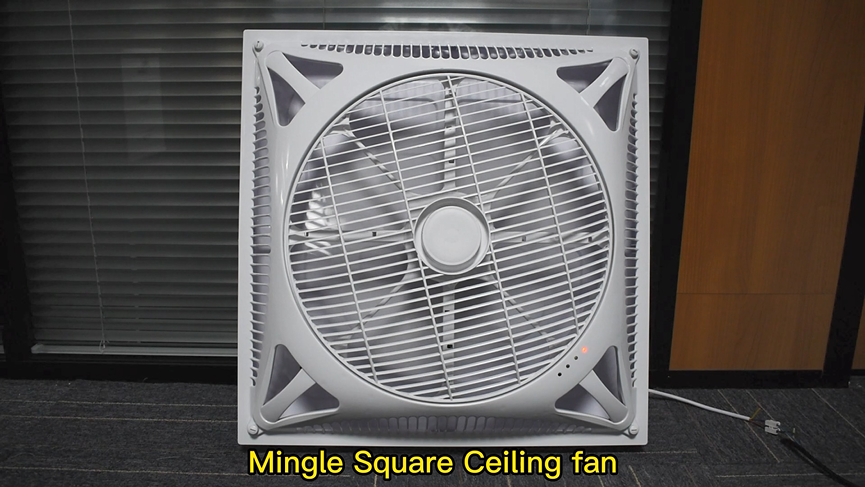 مروحة سقف منزلية 14 بوصة مزودة بإضاءة LED