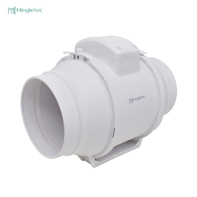 4 6 8 بوصة Bldc مروحة قناة تهوية بلاستيكية مضمنة