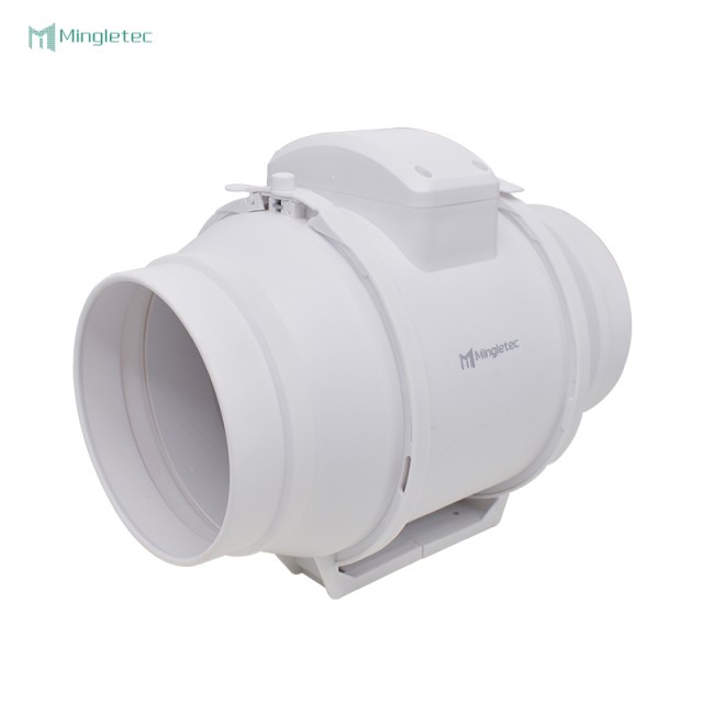 4 6 8 بوصة Bldc مروحة قناة تهوية بلاستيكية مضمنة