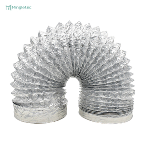 4 6 7 8 10 12 14 16 بوصة شفاط مطبخ مرن من الألومنيوم