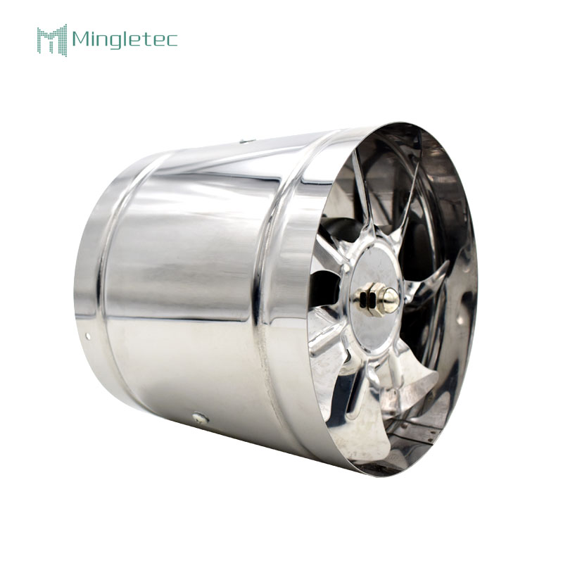 مروحة تدفق محورية صامتة من الفولاذ المقاوم للصدأ 220 فولت للمطابخ