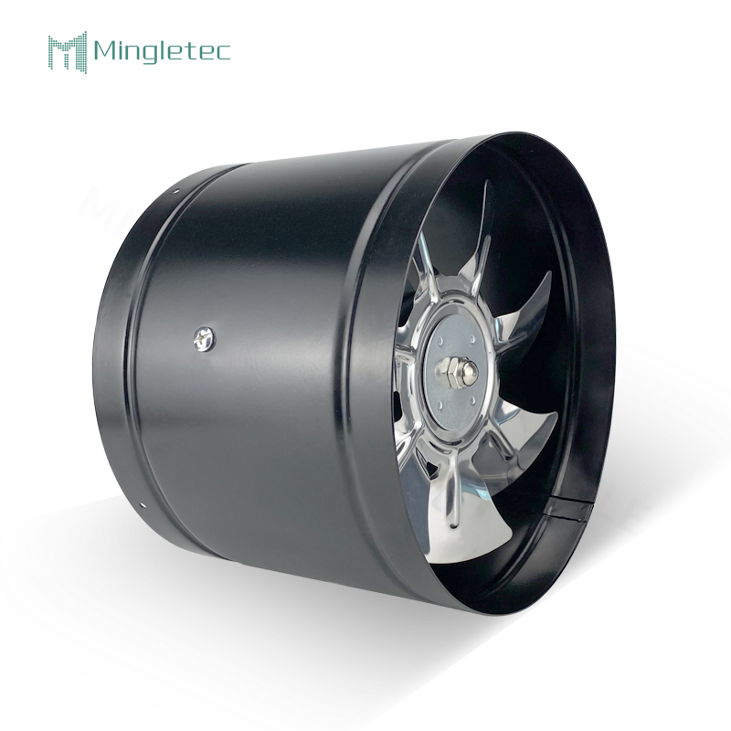 4 6 8 10 12 بوصة مراوح تهوية مضمنة عالية السرعة مثبتة على الحائط 