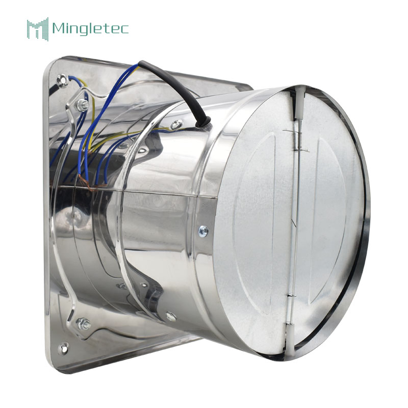 مروحة عادم مثبتة على الحائط بشفرات من الفولاذ المقاوم للصدأ عالية السرعة مقاس 16 بوصة