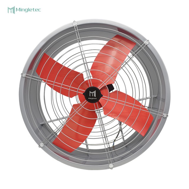مستودع من 8 إلى 24 بوصة يستخدم مروحة محورية لتدوير الهواء