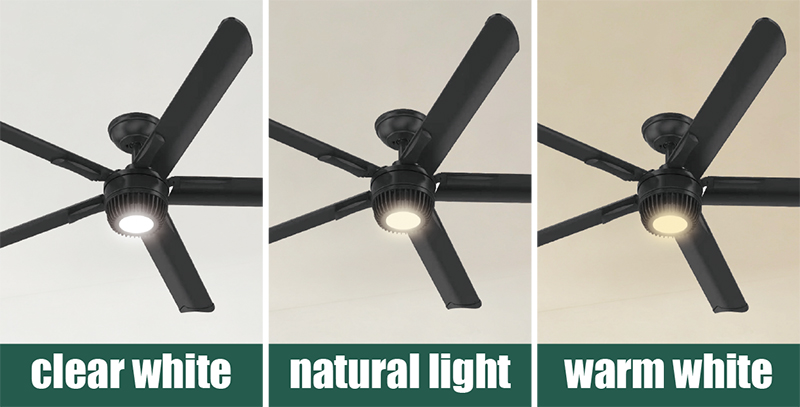 مروحة سقف مع أضواء