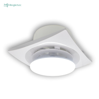 8 10 بوصة مروحة عادم مثبتة على السقف منخفضة الضوضاء مع ضوء