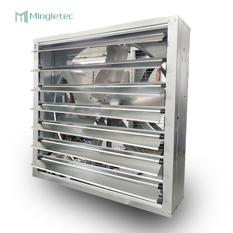 مروحة العادم الصناعية ذات الضغط العالي مقاس 1060 مم مع مصاريع