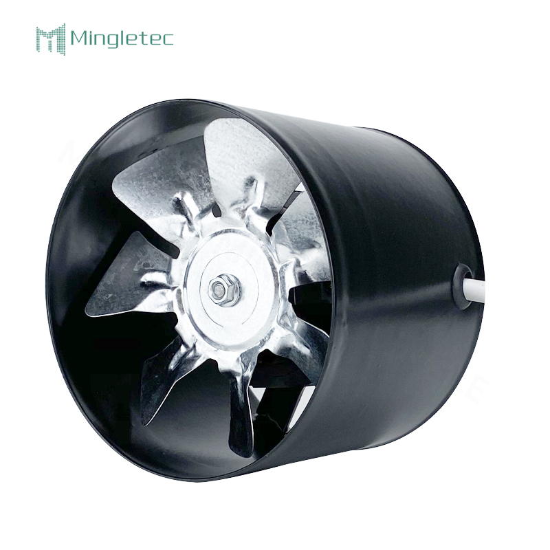 4 6 8 10 12 بوصة مراوح تهوية مضمنة عالية السرعة مثبتة على الحائط 