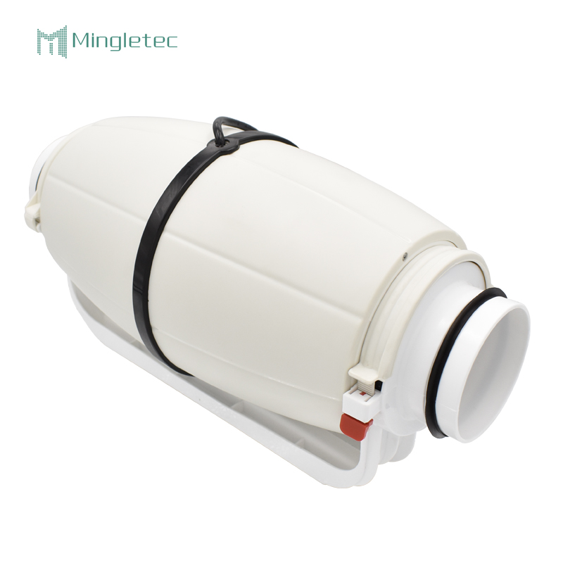 4 6 8 بوصة مروحة العادم البلاستيكية الصامتة ذات الحجم الكبير للمطبخ