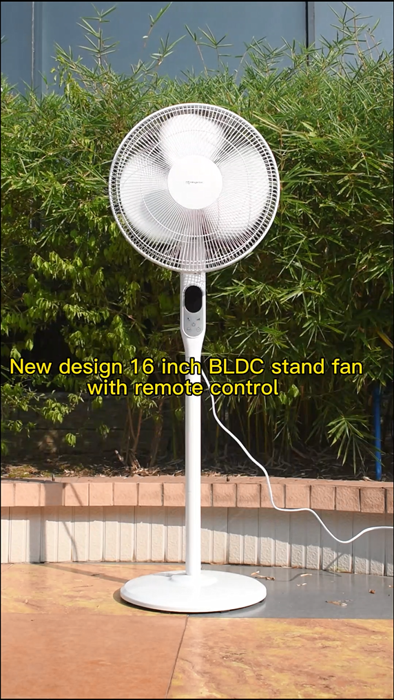 مروحة ستاند عالية السرعة مقاس 16 بوصة مع جهاز تحكم عن بعد وتحكم باللمس