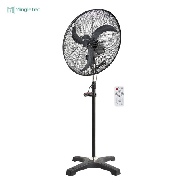 مروحة ستاند صناعية عالية السرعة مع جهاز تحكم عن بعد