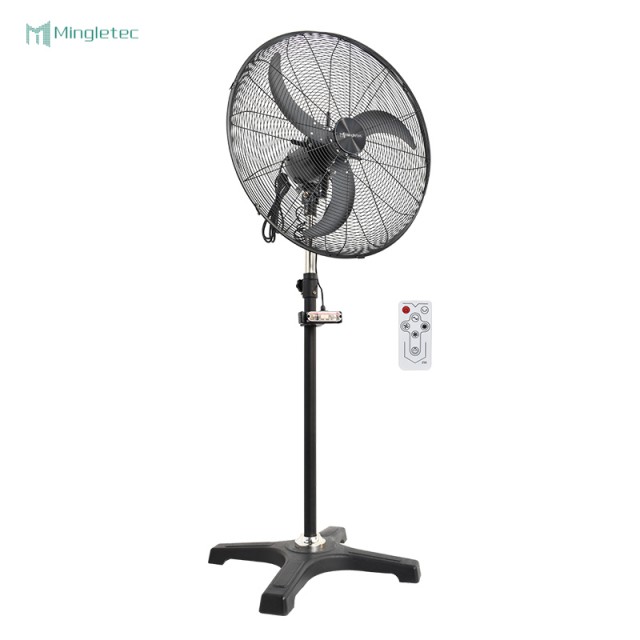 مروحة ستاند صناعية عالية السرعة مع جهاز تحكم عن بعد