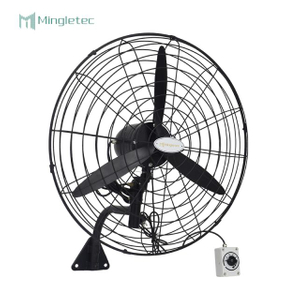 مروحة حائط تبريد صناعية بمستودع المصنع مع مفتاح