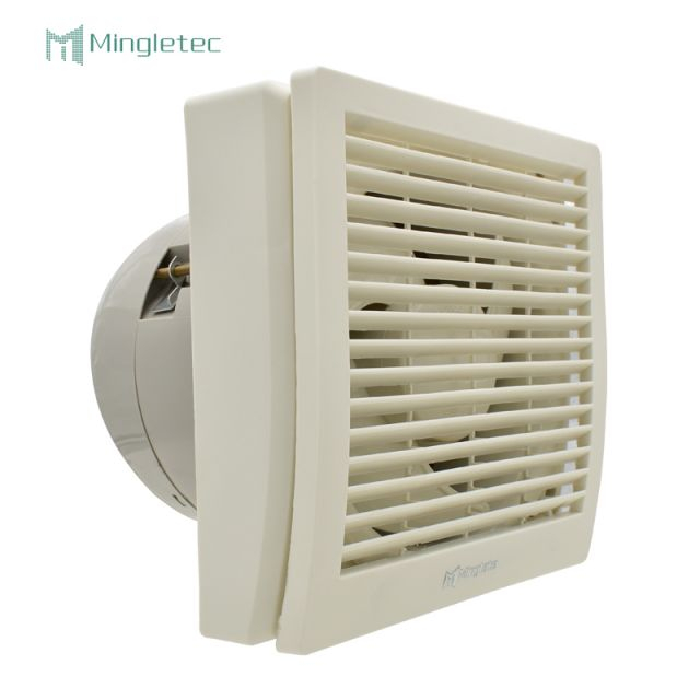 150 مم PP البلاستيك محرك تيار متردد مربع جدار جبل مروحة العادم