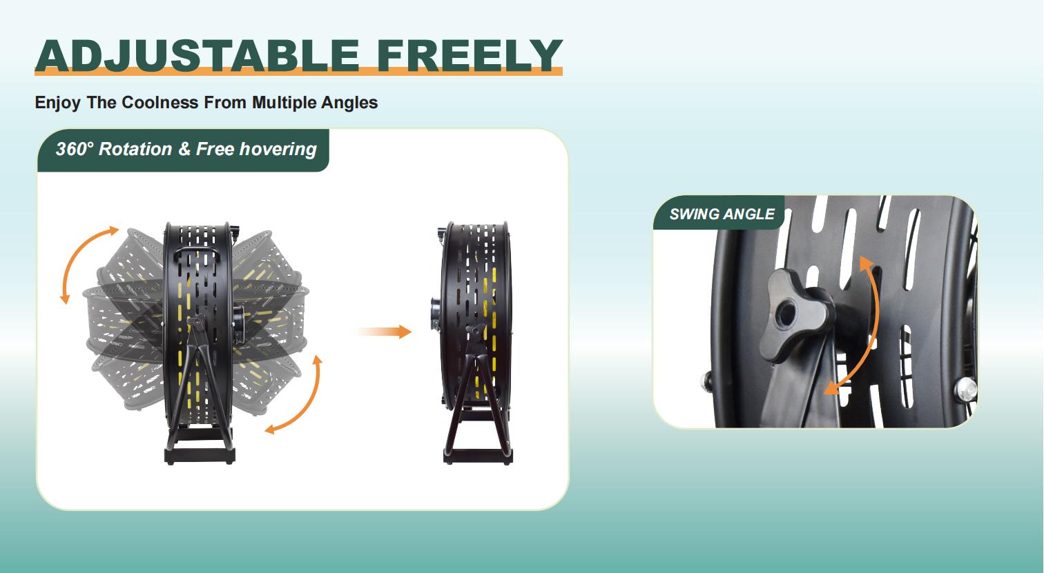 زاوية 360 درجة قابلة للتعديل 