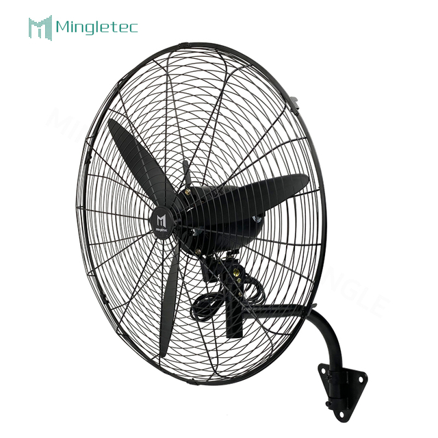 مروحة مثبتة على الحائط متأرجحة صناعية شديدة التحمل