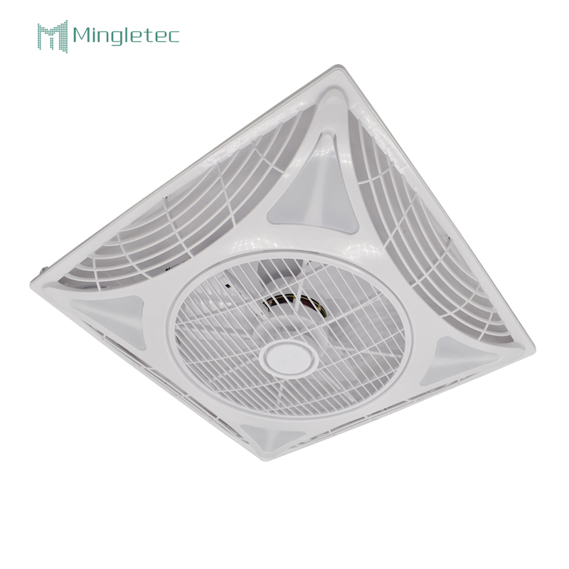 من السهل تركيب مروحة عادم تدفق الهواء المثبتة على السقف بمحرك نحاسي BLDC