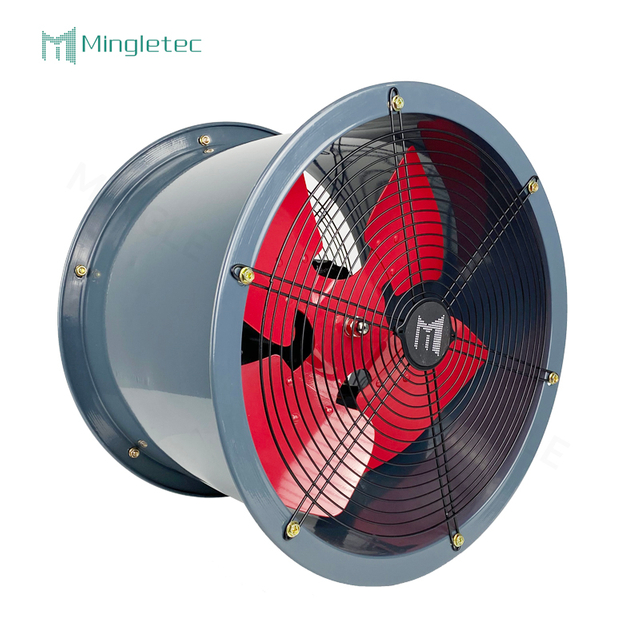 مصنع المستودعات يستخدم مروحة منفاخ صناعية بمحرك DC