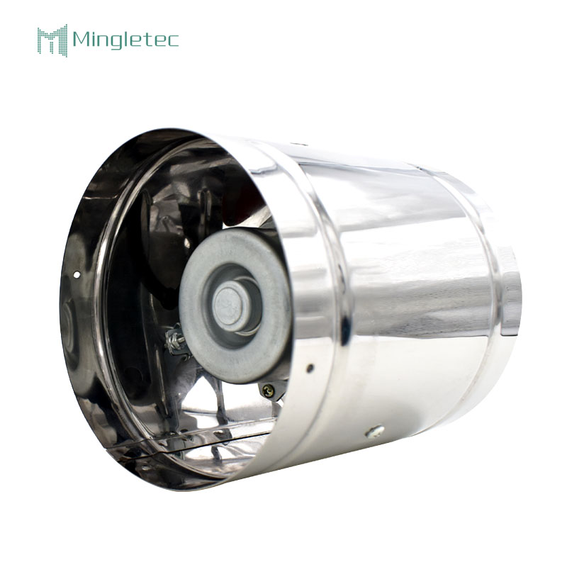 مروحة تدفق محورية صامتة من الفولاذ المقاوم للصدأ 220 فولت للمطابخ