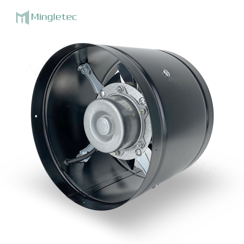4 6 8 10 12 بوصة مراوح تهوية مضمنة عالية السرعة مثبتة على الحائط 