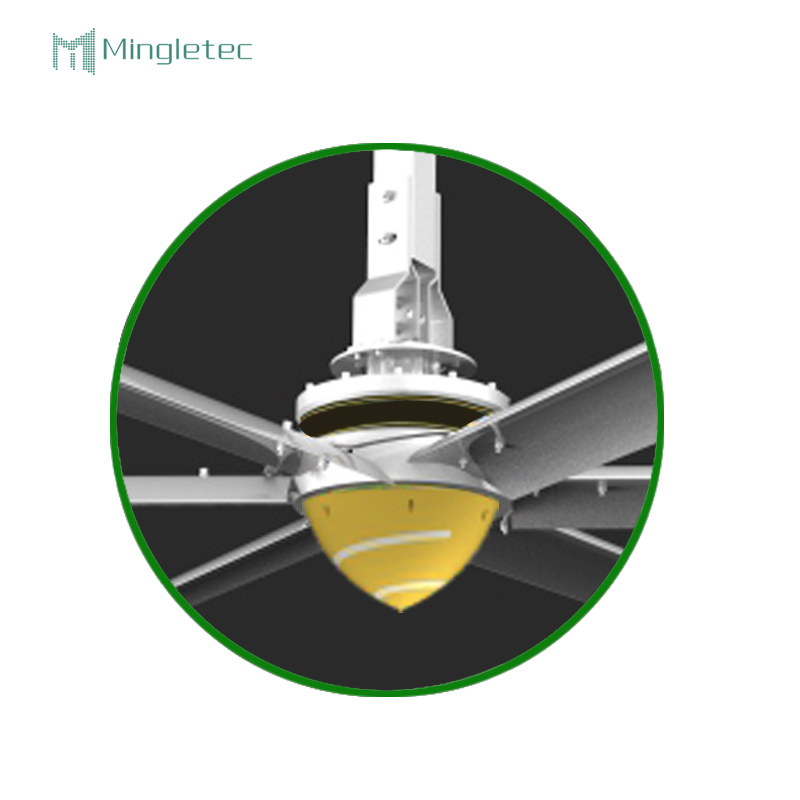 مراوح السقف الصناعية الحديثة ذات الحجم الكبير للاستخدام في مرآب المزرعة