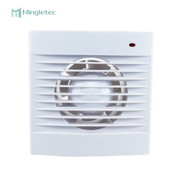 مروحة عادم صغيرة الحجم مثبتة على النافذة 4 5 6 8 بوصة مع ضوء LED