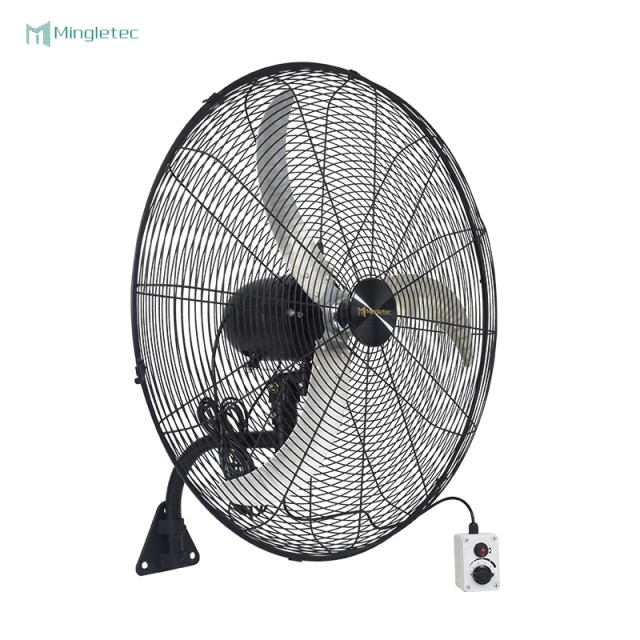 مصنع يستخدم مروحة التثبيت على الحائط المتأرجحة الصناعية