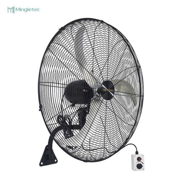 مصنع يستخدم مروحة التثبيت على الحائط المتأرجحة الصناعية