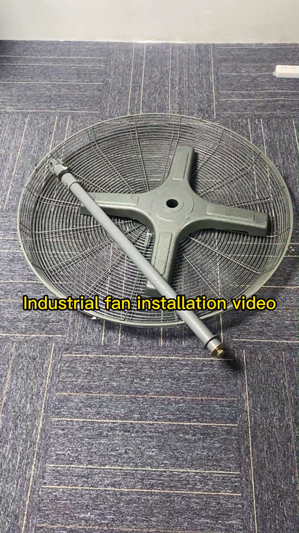 فيديو تركيب المروحة الصناعية BLDC مقاس 36 بوصة