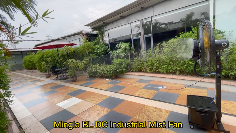 26 30 بوصة BLDC مروحة ضباب صناعية