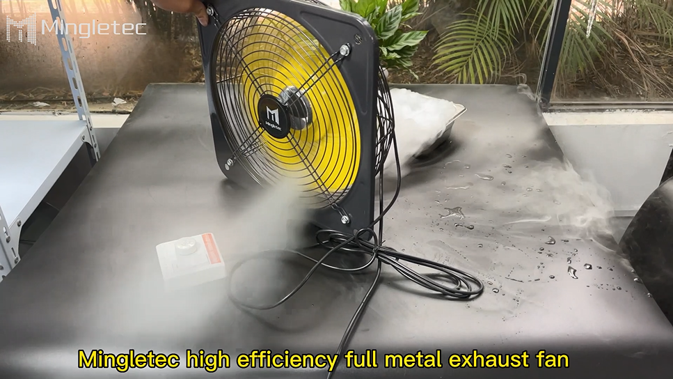 مروحة عادم صناعية معدنية كاملة مقاس 12 16 بوصة