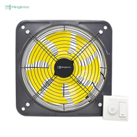 يستخدم المستودع مروحة تهوية العادم المثبتة على الحائط المعدني بالكامل BLDC