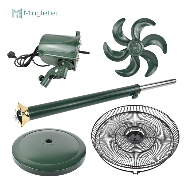 مروحة قائمة تجارية عالية السرعة مقاس 18 بوصة مع جهاز تحكم عن بعد