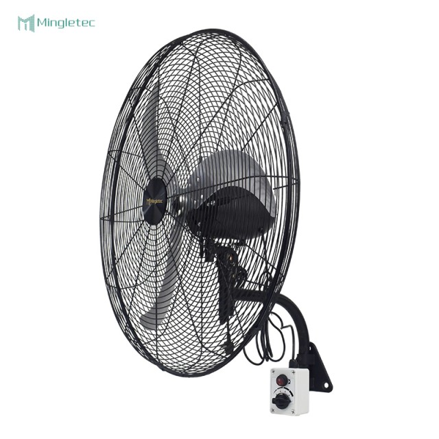 مصنع يستخدم مروحة التثبيت على الحائط المتأرجحة الصناعية