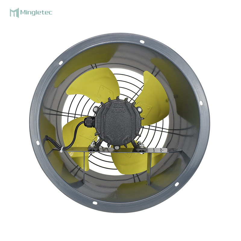 مروحة تهوية محورية صناعية عالية السرعة مقاس 16 بوصة من المصنع