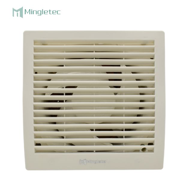 150 مم PP البلاستيك محرك تيار متردد مربع جدار جبل مروحة العادم