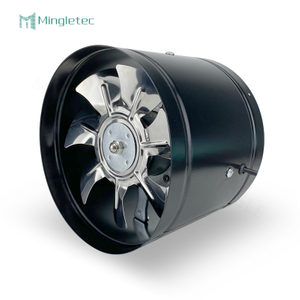 4 6 8 10 12 بوصة مراوح تهوية مضمنة عالية السرعة مثبتة على الحائط 