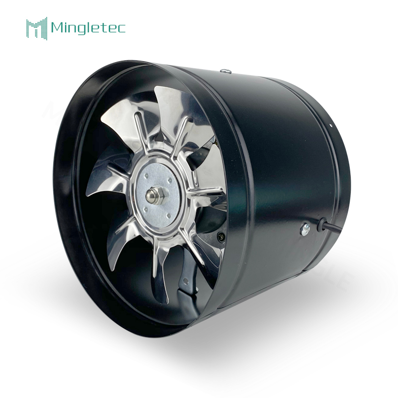 4 6 8 10 12 بوصة مراوح تهوية مضمنة عالية السرعة مثبتة على الحائط 