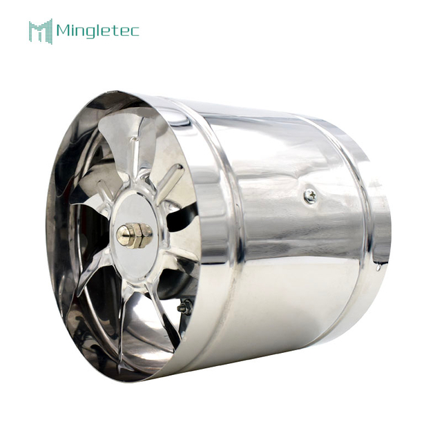 مروحة تدفق محورية صامتة من الفولاذ المقاوم للصدأ 220 فولت للمطابخ